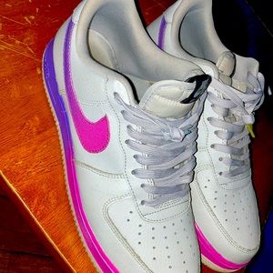 (Grey,pink,purple) Air Force 1’s size 11 in men